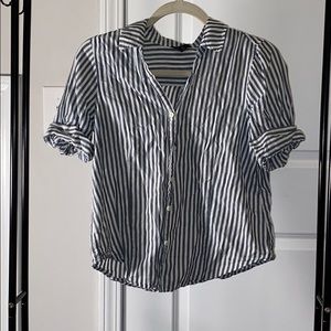 J crew button up short sleeve